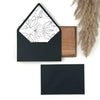 Custom Counter Flap Invitation Envelope with Liner (Set of 50)