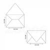 Counter Flap Invitation Envelope (Set of 5)