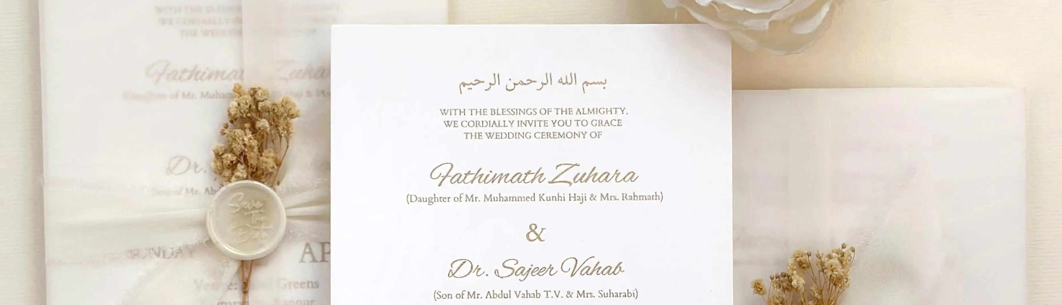 Zuboc Wedding Invitation Suites