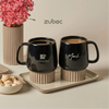 Personalised Ceramic Coffee Mug With Custom Name for Corporates- Black