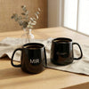 Personalised Ceramic Coffee Mug With Custom Name for Corporates- Black