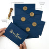 Customized Envelopes & Customized Wax Seals (Set of 100)