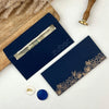 Navy Bloom Money / Shagun Envelope (Set of 5)