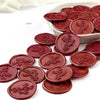 Moss Rose Sparkle Wax Seal for Invitations (Set of 5)