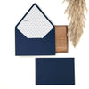 Custom Counter Flap Invitation Envelope with Liner (Set of 50)