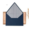 Custom Counter Flap Invitation Envelope with Liner (Set of 50)