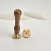 Ribbon-2 Wax Stamp with Wooden Handle