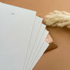 Plain Insert Card (Set of 5)