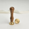 Avocado-2 Wax Stamp with Wooden Handle