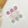 Birthday wax seals Stickers for Invitations (Set of 9)