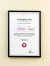 Personalised Company Certificate Frame