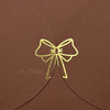 Semi Circle Envelope With Foil Bow (set of 5)