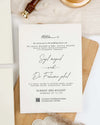 Timeless Classic Wedding Invitations (Set of 50)