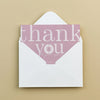 Custom Print Thank You Card and Envelope Combo ( Set of 50 )