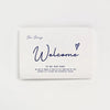 Custom Print Welcome Card and Envelope Combo ( Set of 50 )
