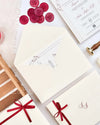 Customized Fall in Love Wedding Invitation Suites (Set of 50)