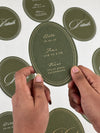 Olive Heirloom Wedding Invitation (Set of 50)