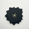 Semi Circle Envelope With Foil Bow (set of 5)