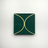 Semi Circle Envelope With Foil (line) ( Set of 5)