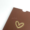 Top Tag Envelope With Foil - C6 (set of 5)