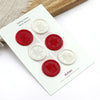 Holiday Season Wax Seal Stickers for Invitations (Set of 6)