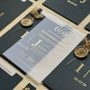 Wedding Invitation Suite – Gold Foil & Butter Film Elegance