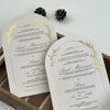 Wedding Invitation Suite – Gold Foil & Custom Wax Seal