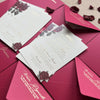 Wedding Invitation Suite – Gold Foil Elegance with Screen Printed Envelope