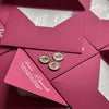Wedding Invitation Suite – Gold Foil Elegance with Screen Printed Envelope