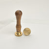 With Love Engraved Wax Stamp with Wooden Handle