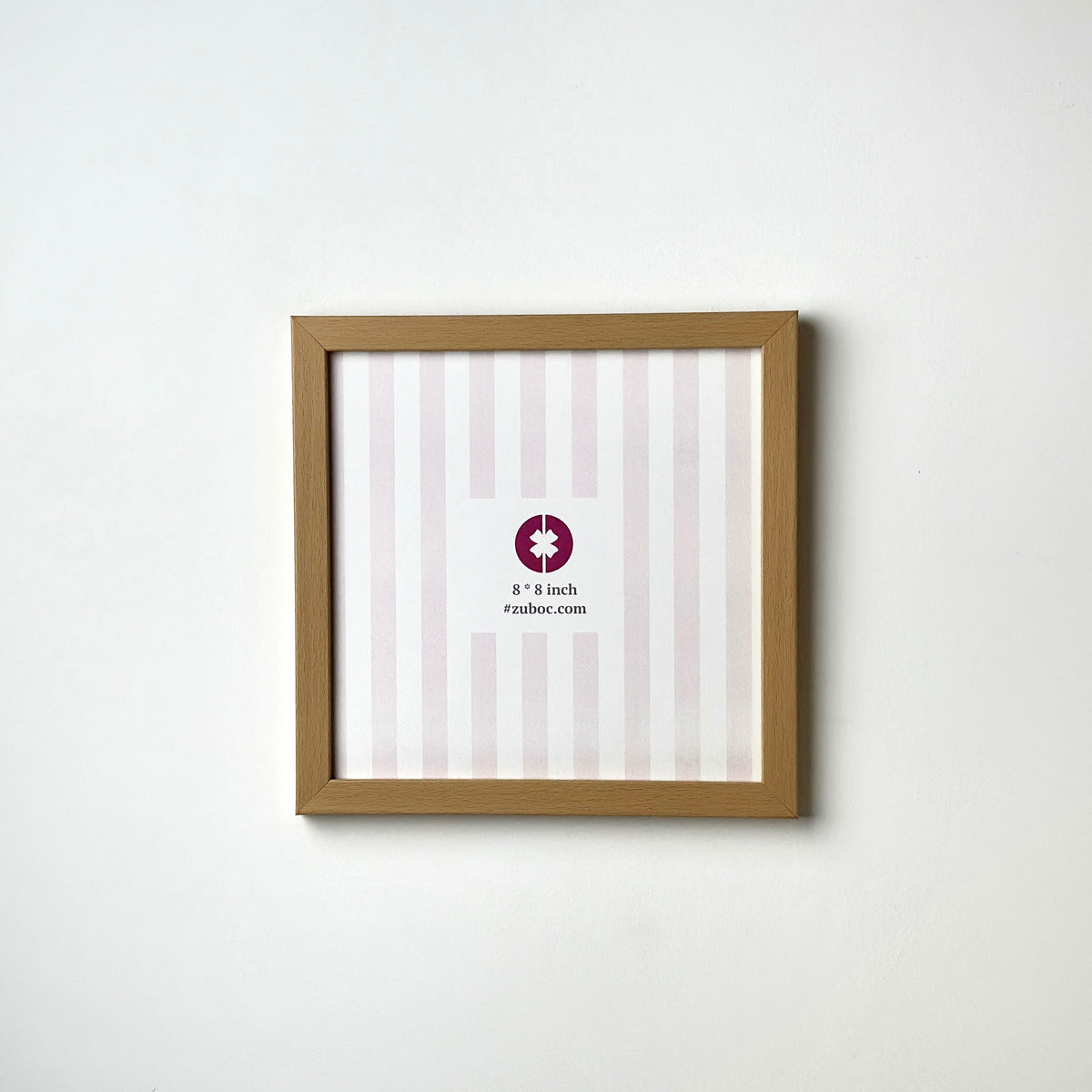 Light  Pine Wood Photo Frame (1/2”, 8x8”)