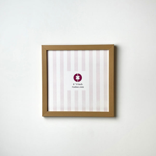 Light  Pine Wood Photo Frame (1/2”, 8x8”)
