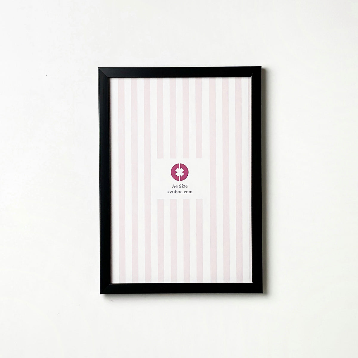 Plain Black Photo Frame (1/2”, A4)