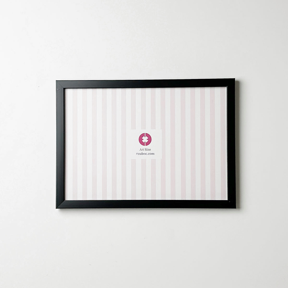 Plain Black Photo Frame (1/2”, A4)
