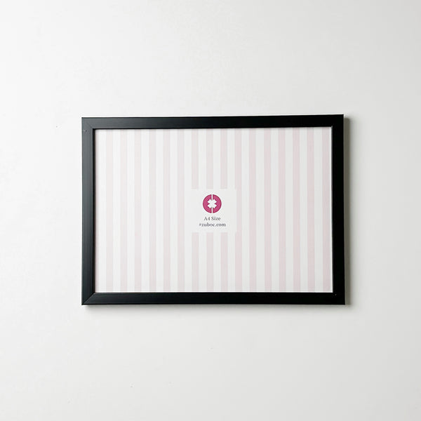 Plain Black Photo Frame (1/2”, A4)