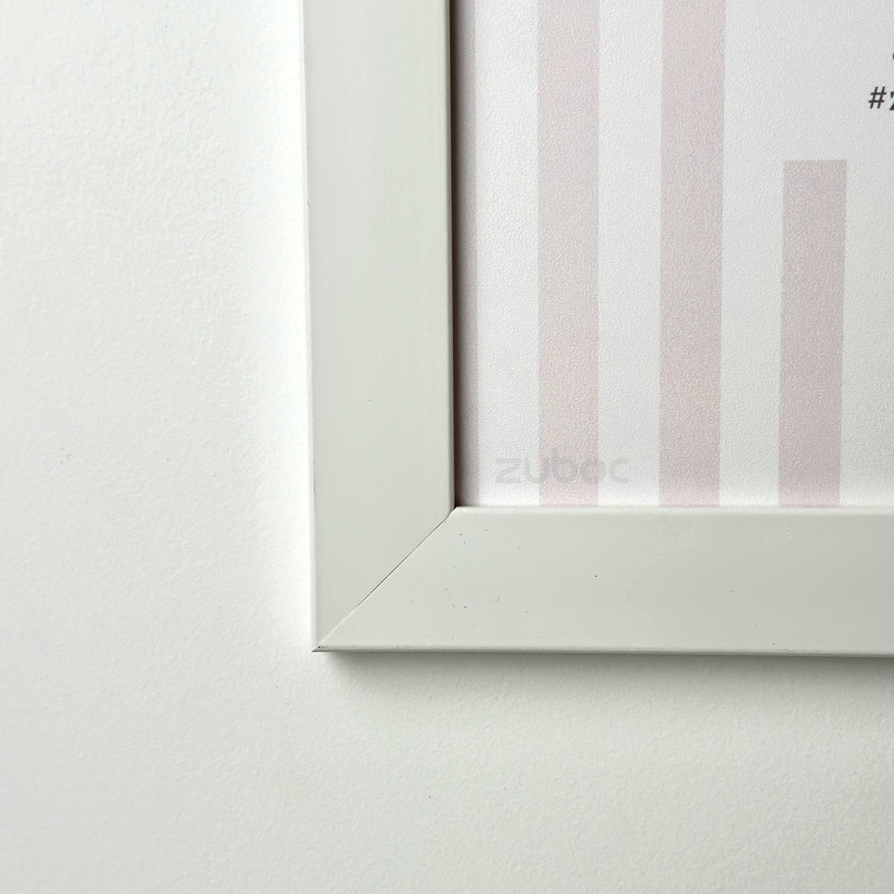 1” White Photo Frame (8x8”)