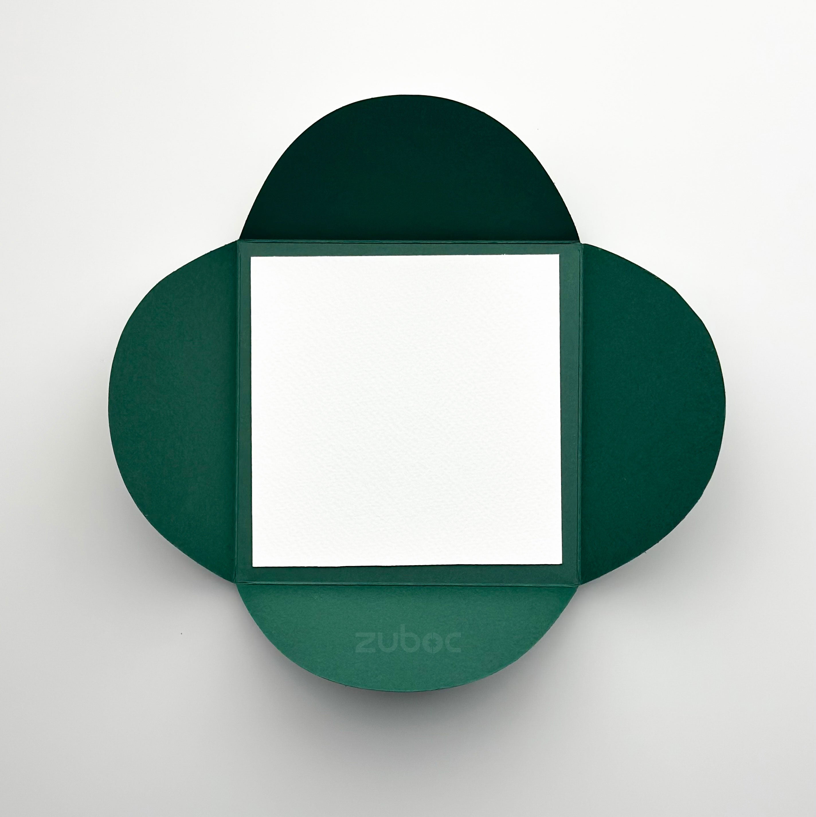 Semi Circle Envelope With Foil Bow (set of 5)