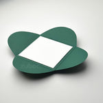 Semi Circle Envelope With Foil Bow (set of 5)