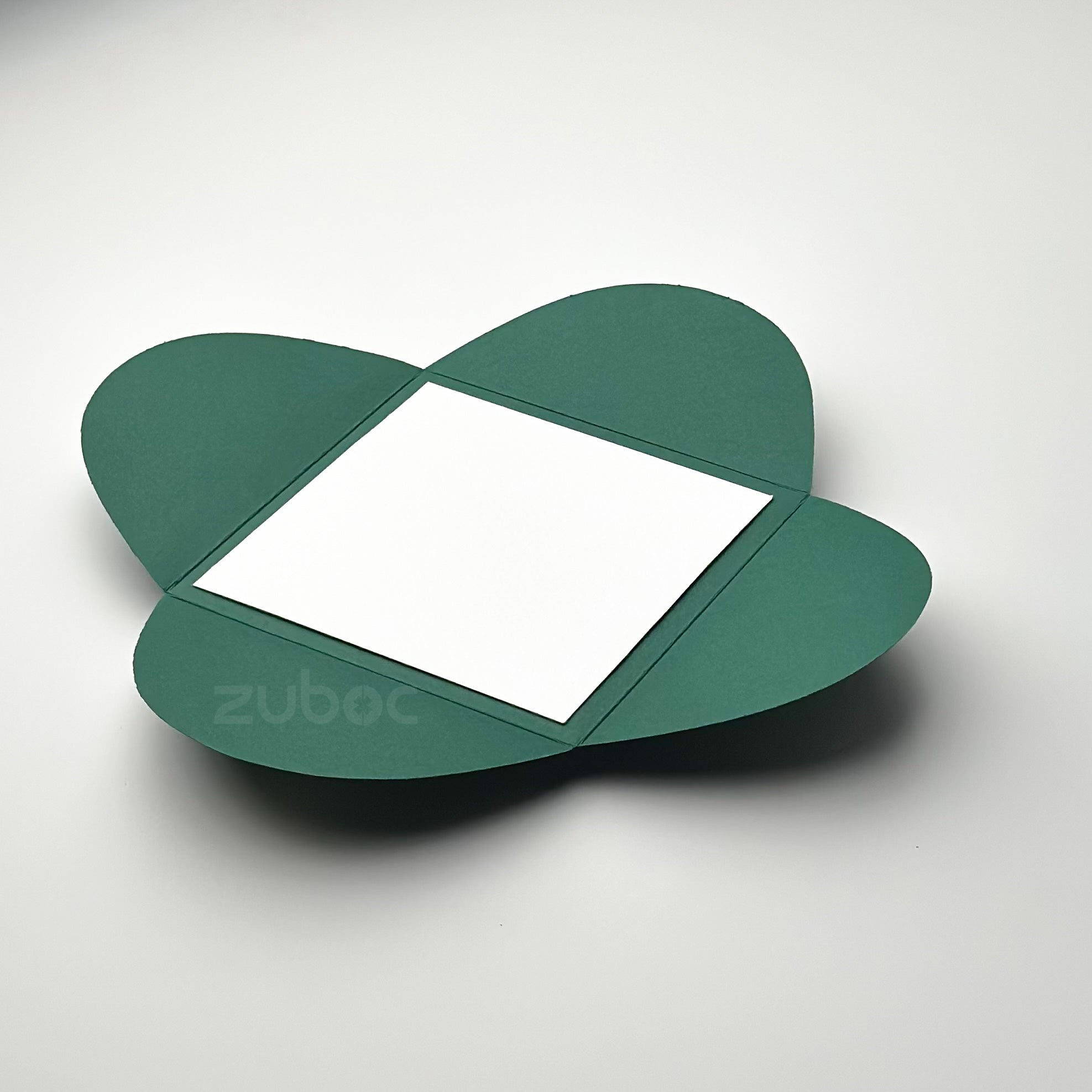 Semi Circle Envelope With Foil Bow (set of 5)