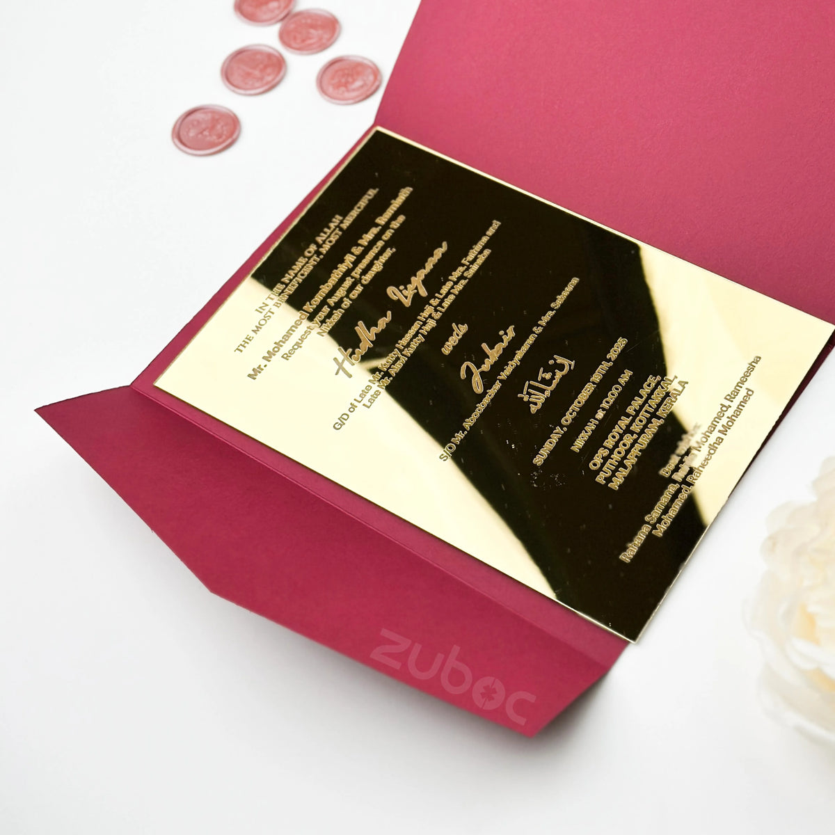 The Modern Acrylic Wedding Invitations Suites (Set of 10)
