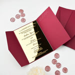 The Modern Acrylic Wedding Invitations Suites (Set of 10)