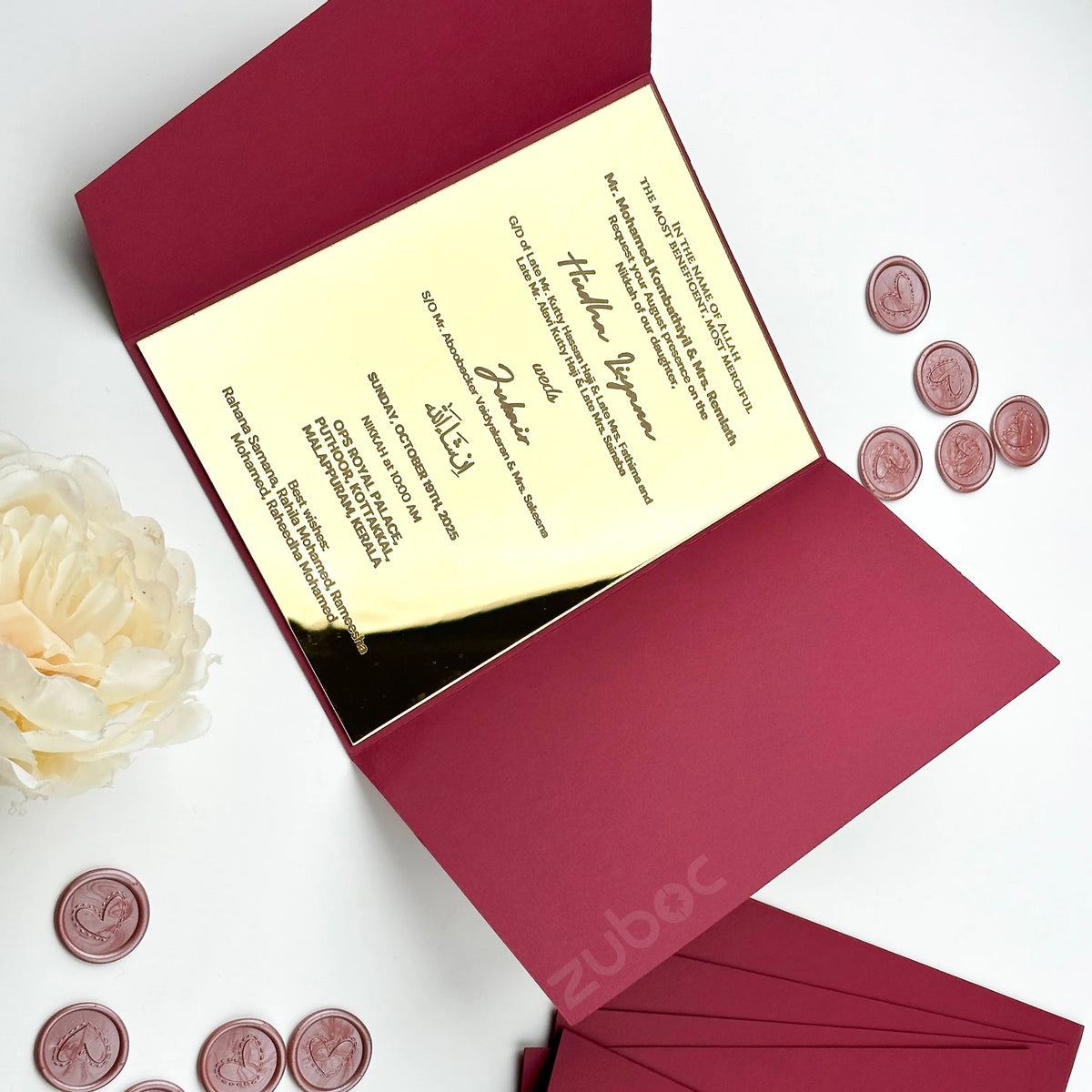 The Modern Acrylic Wedding Invitations Suites (Set of 10)
