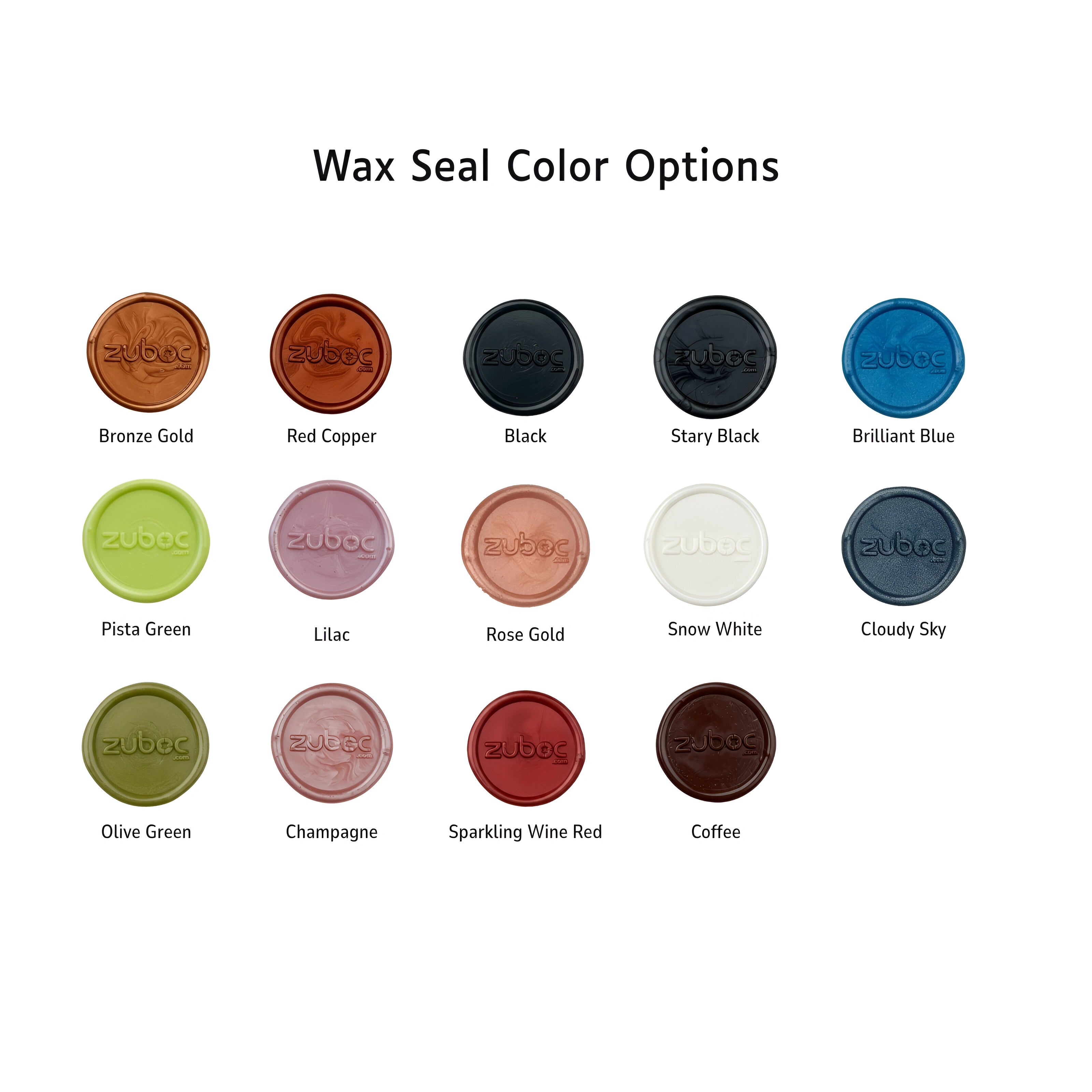 Personalised Round Wax Stamp and Wax Seals