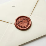 Heart Wreath Wax Seal for Invitations (Set of 5)