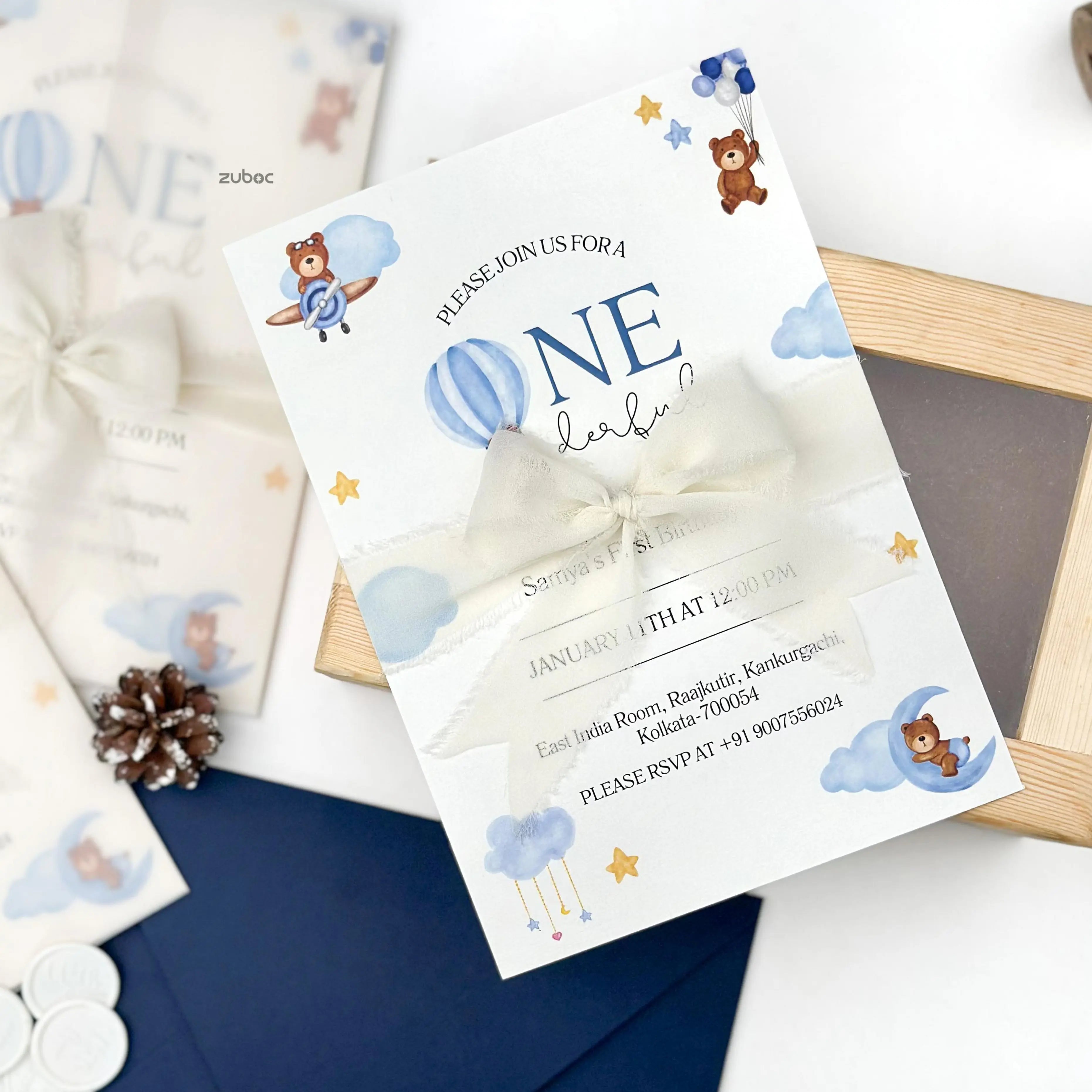 Little dream birthday invitation envelopes set of 10 for premium birthday party invitations