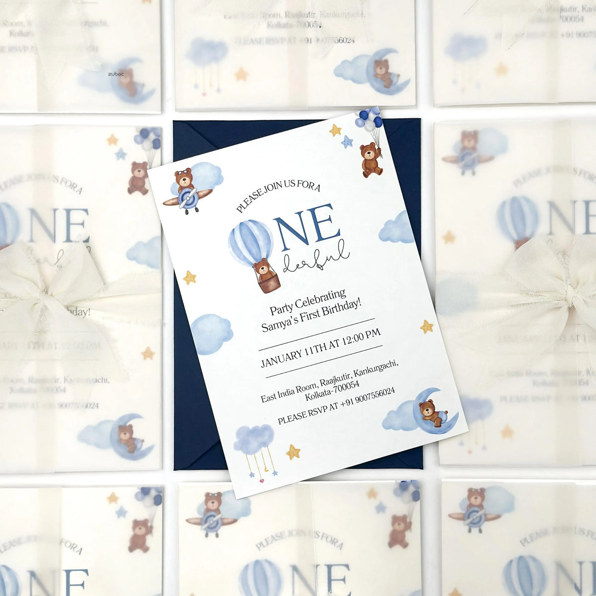 Little dream Birthday Invitation (Set of 10)