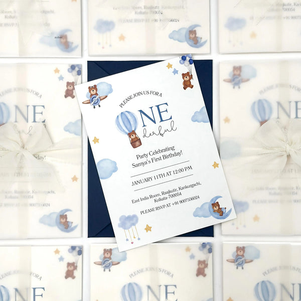 Little dream Birthday Invitation (Set of 10)