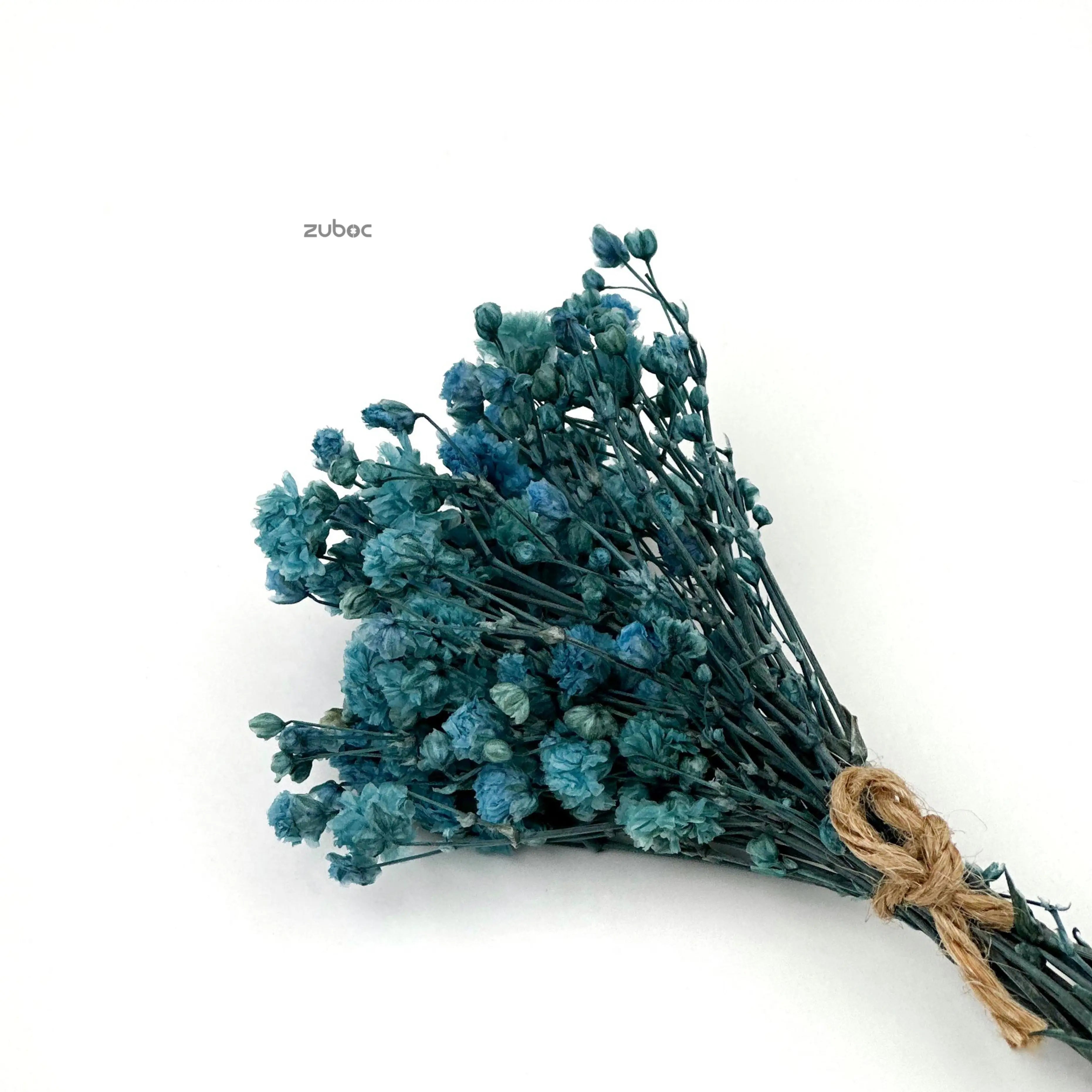 Teal dry flower long close-up view for personalized gifts