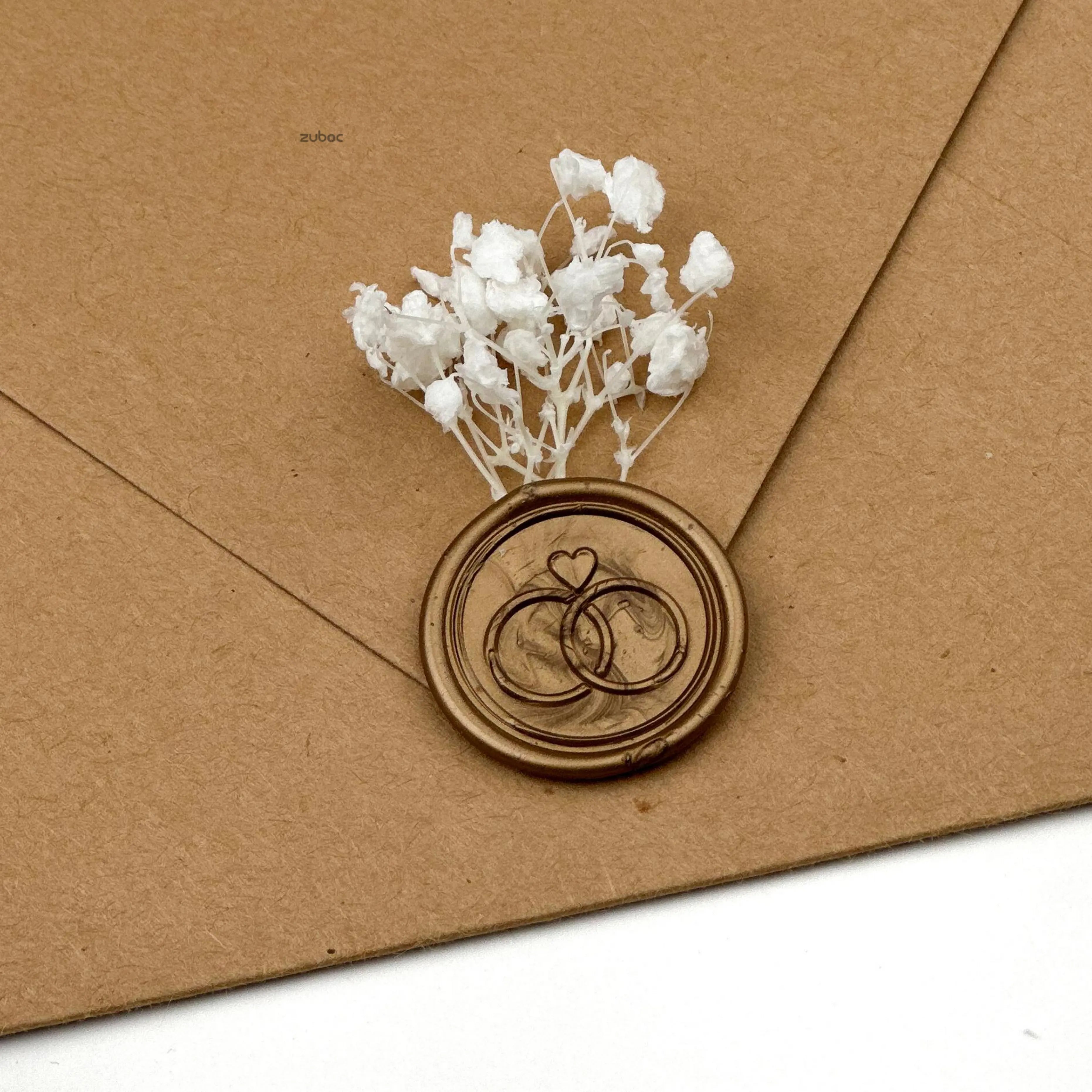 White dry flower long lifestyle for personalized gifts