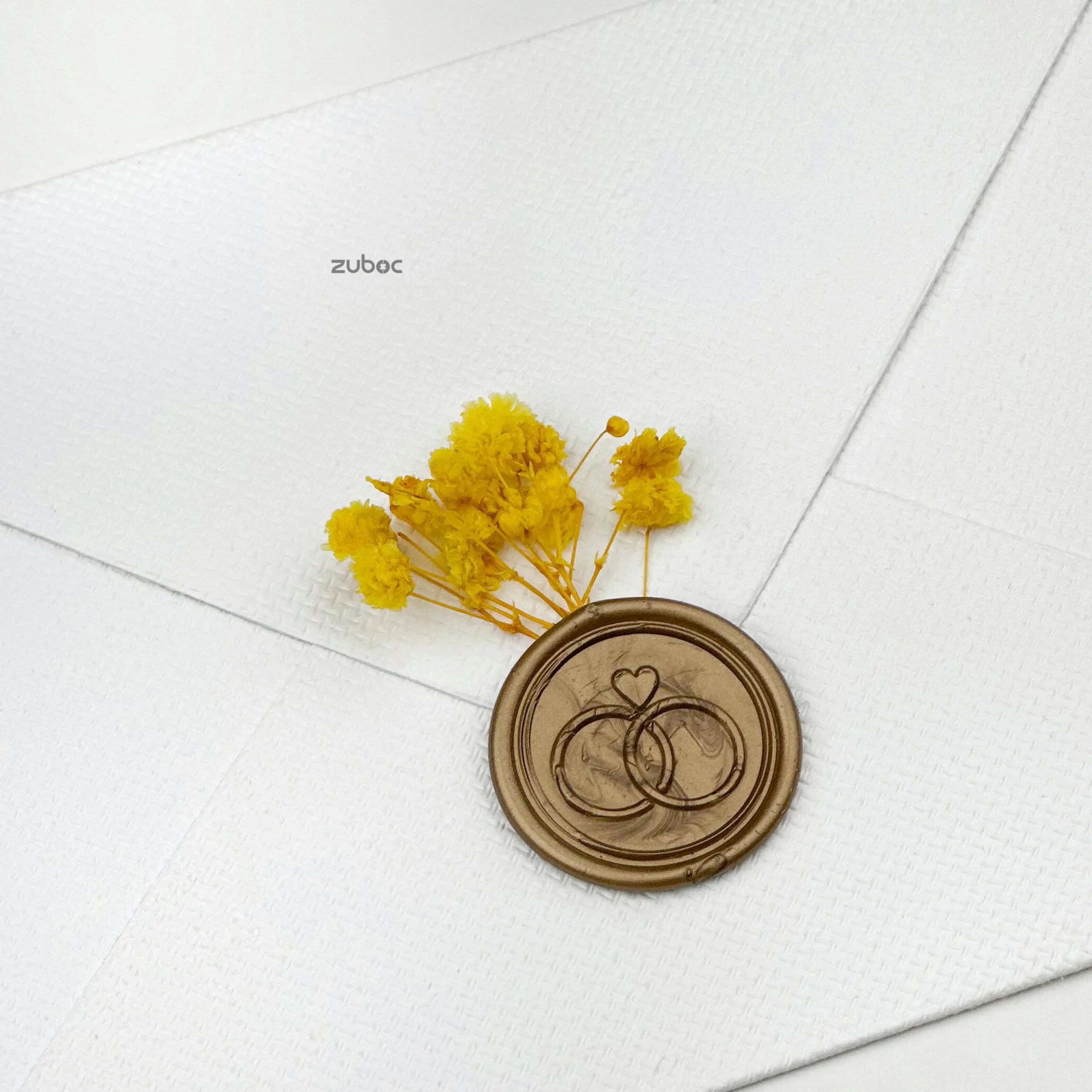 Bright yellow dry flower long close-up detail for scrapbooking